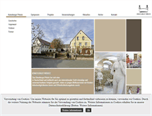 Tablet Screenshot of kuenstlergut-proesitz.de